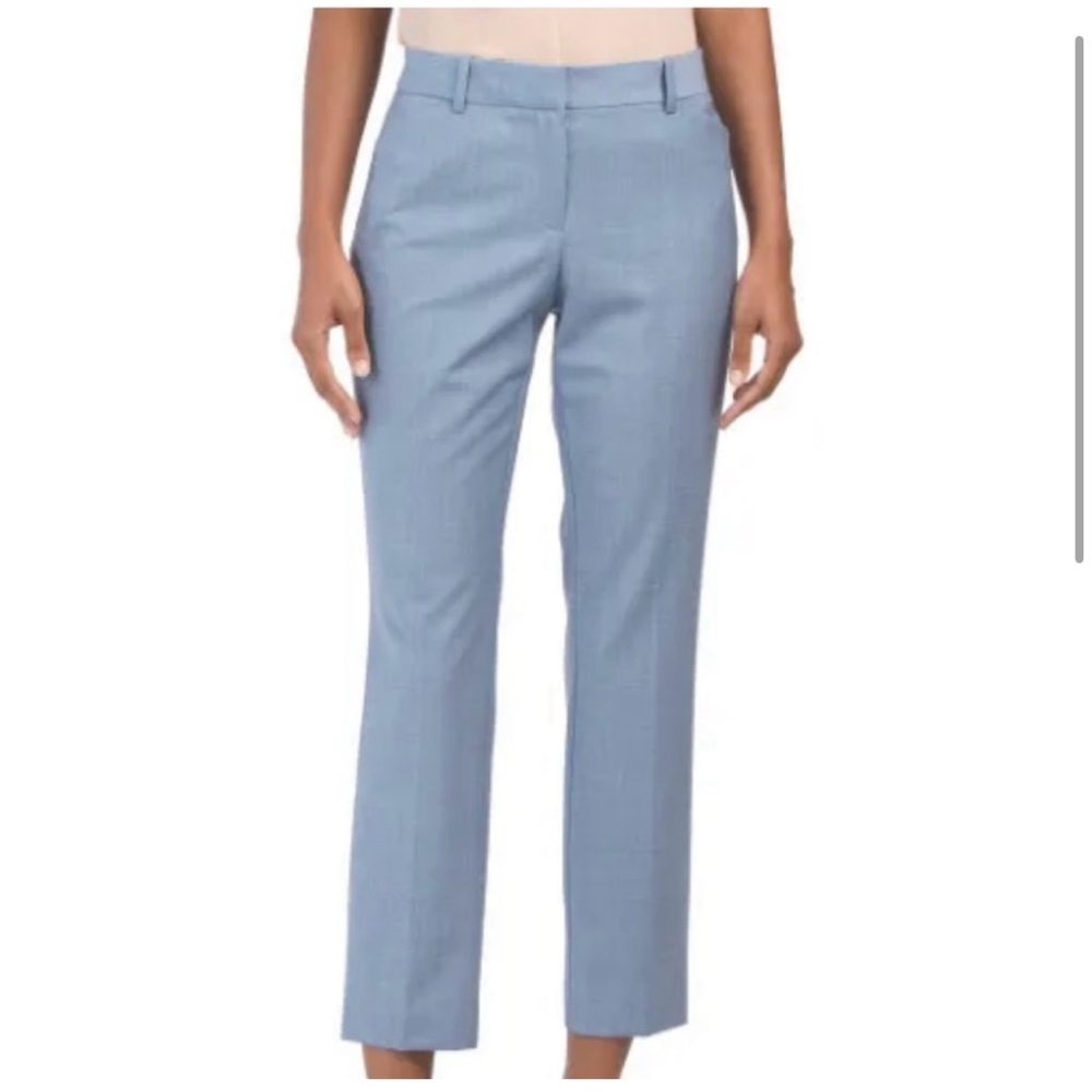 Theory Light Blue Straight Leg Pants